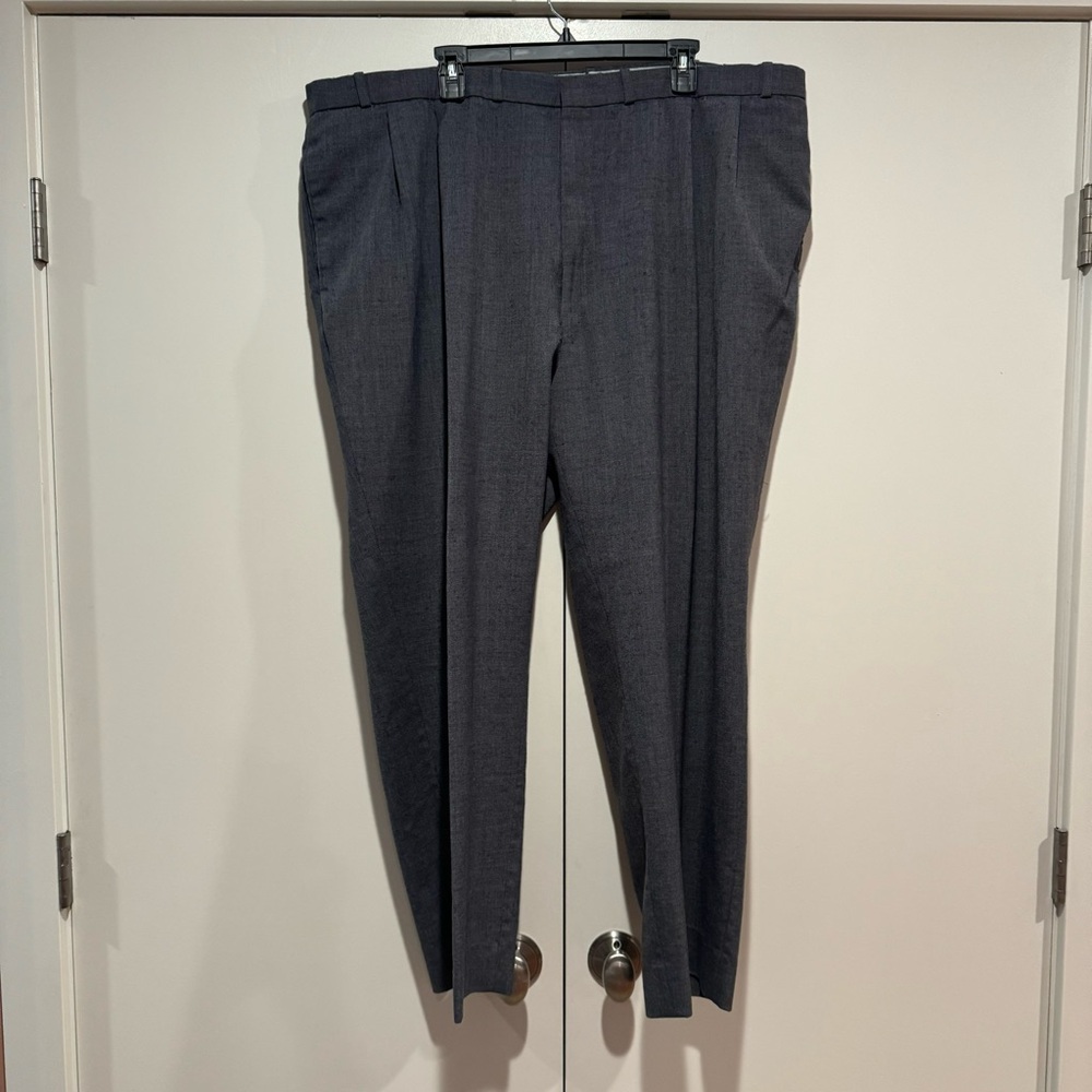 Men’s Plus Size Grey Dress Pants